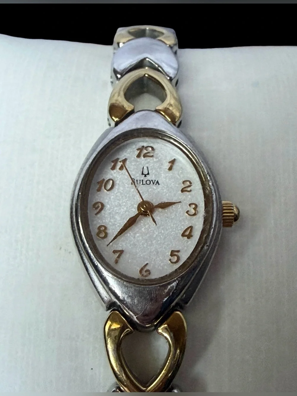 Bulova Women's Classic Two-Tone Heart Link Bracelet Watch
